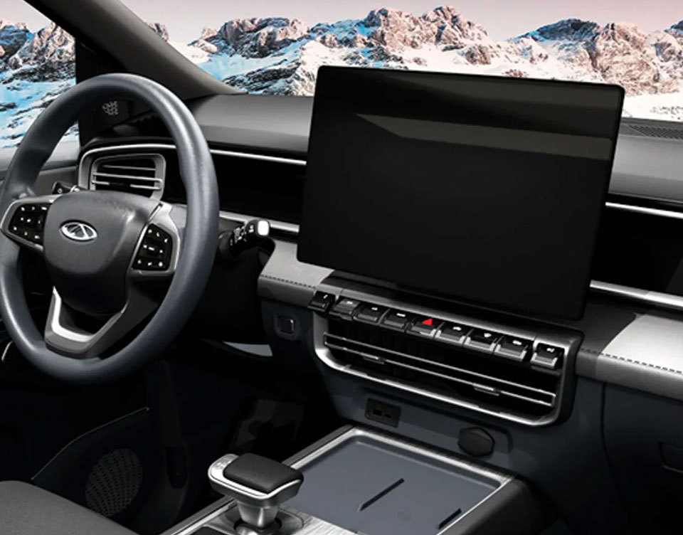 Botón de encendido y aire acondicionado digital